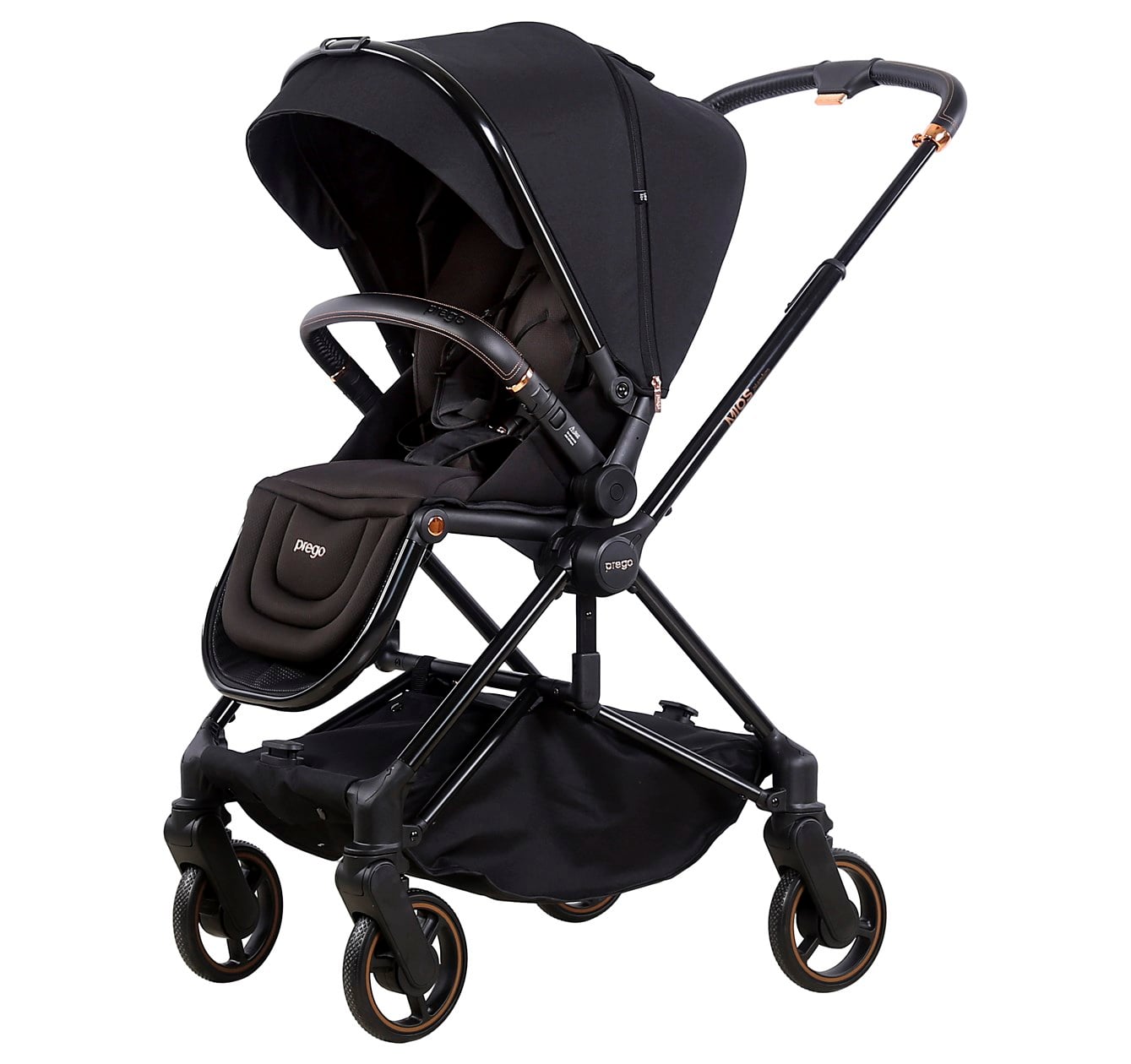 Prego Mios Premium İ-Size Travel Bebek Arabası Siyah 2415