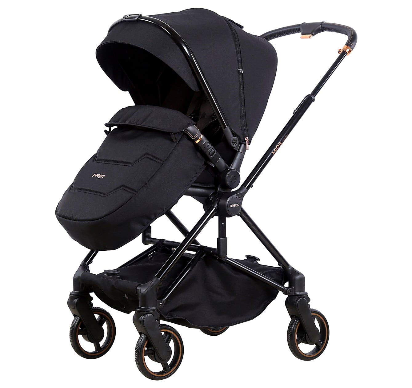 Prego Mios Premium İ-Size Travel Bebek Arabası Siyah 2415
