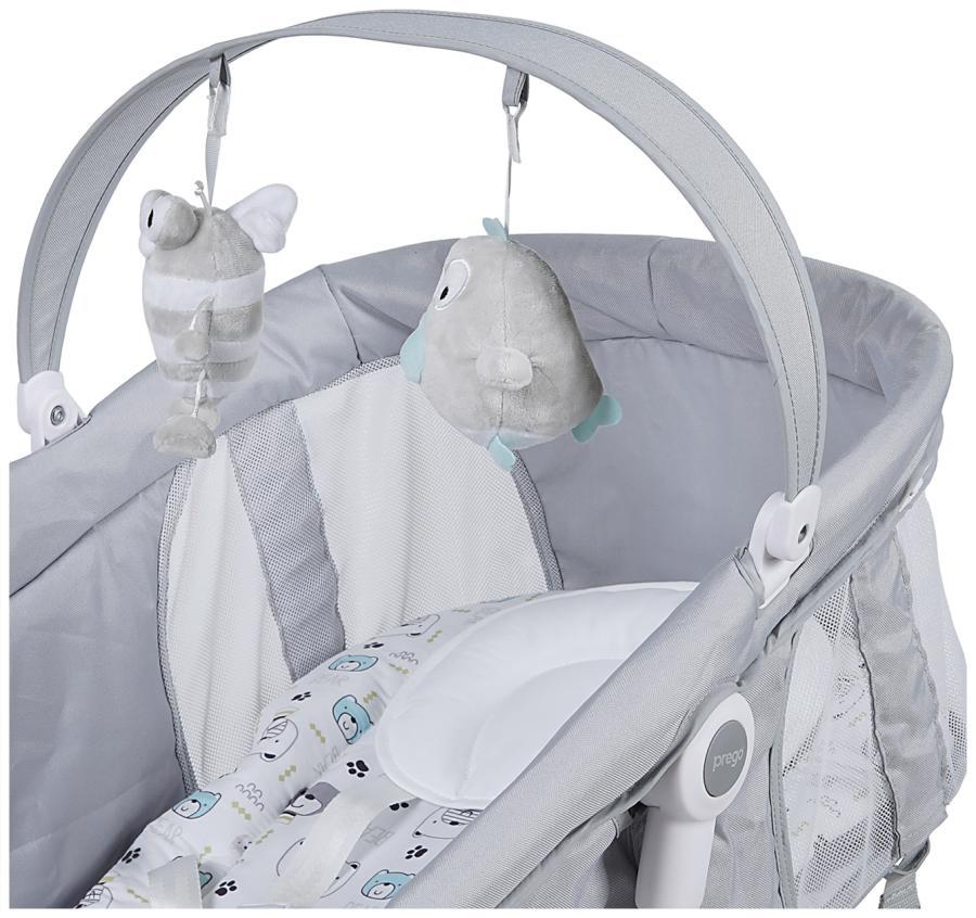 Prego Yummy Portbebeli Elektrikli Beşik Kumandalı 4086 Yeşil