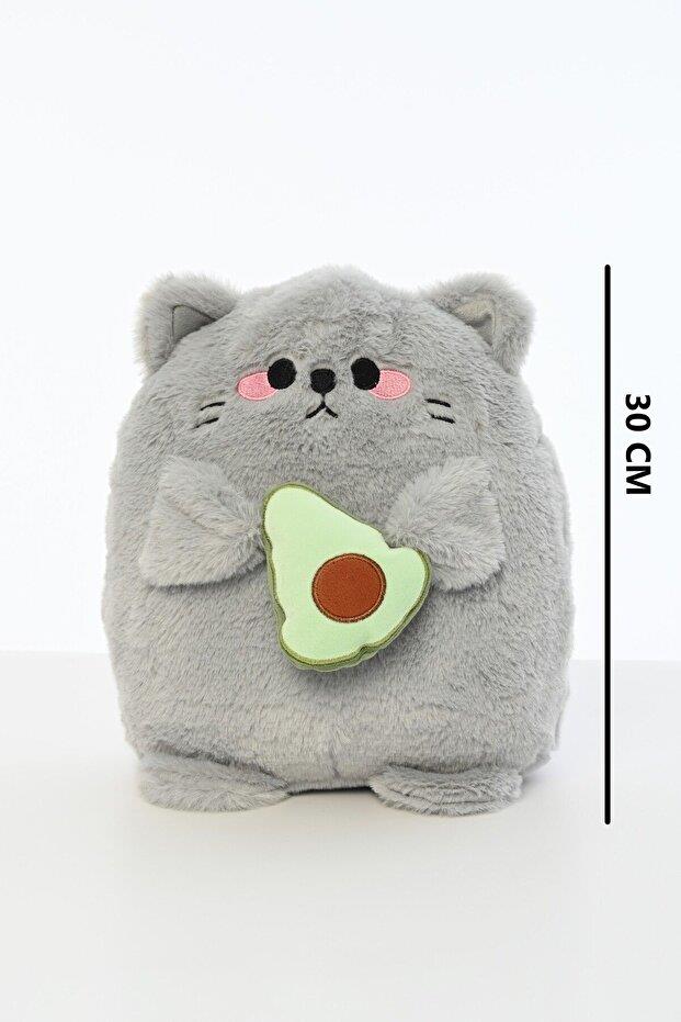 Pufu Toys 30 Cm Yastık Avakado Kedi (60) 04004