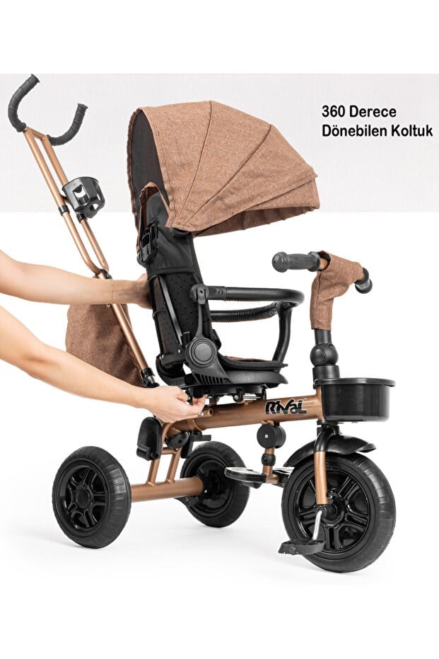 Rival RV506-S-A Panama Katlanır Bisiklet Gold Siyah