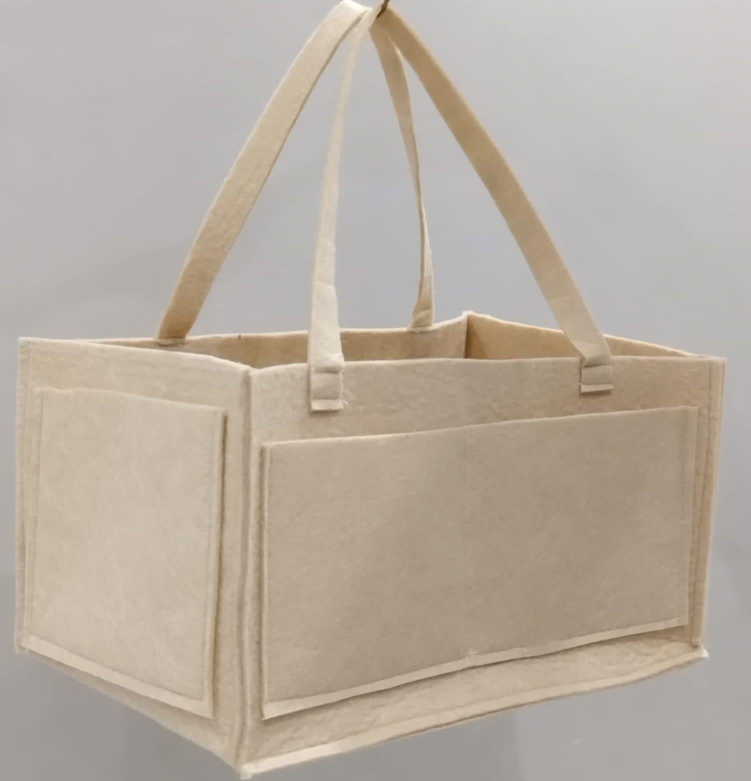 Sebi Çok Amaçlı Keçe Çanta Organizer Bej