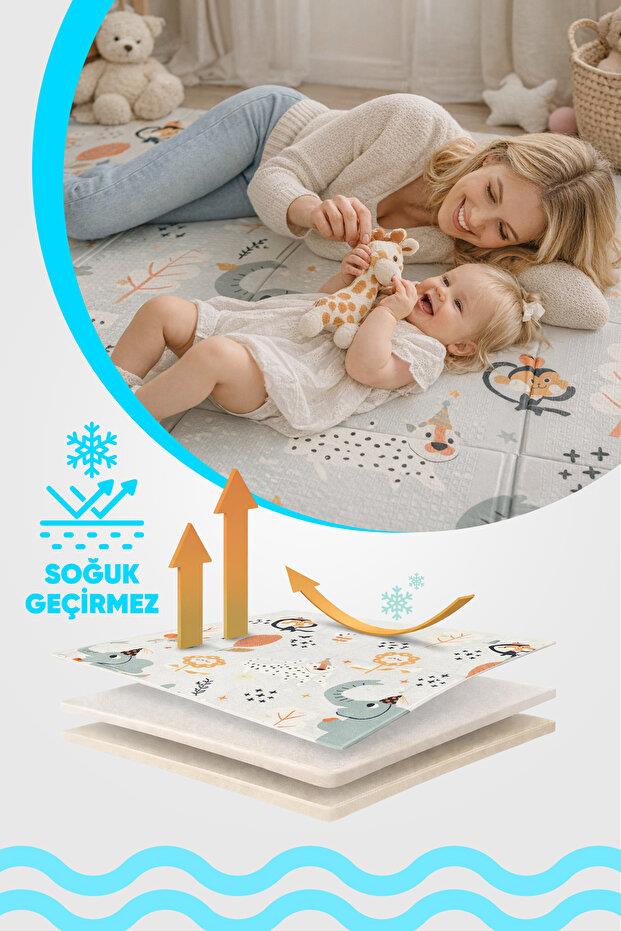Serin Katlanır Oyun Matı Çift Taraflı 200*130