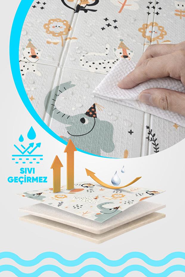Serin Katlanır Oyun Matı Çift Taraflı 200*130