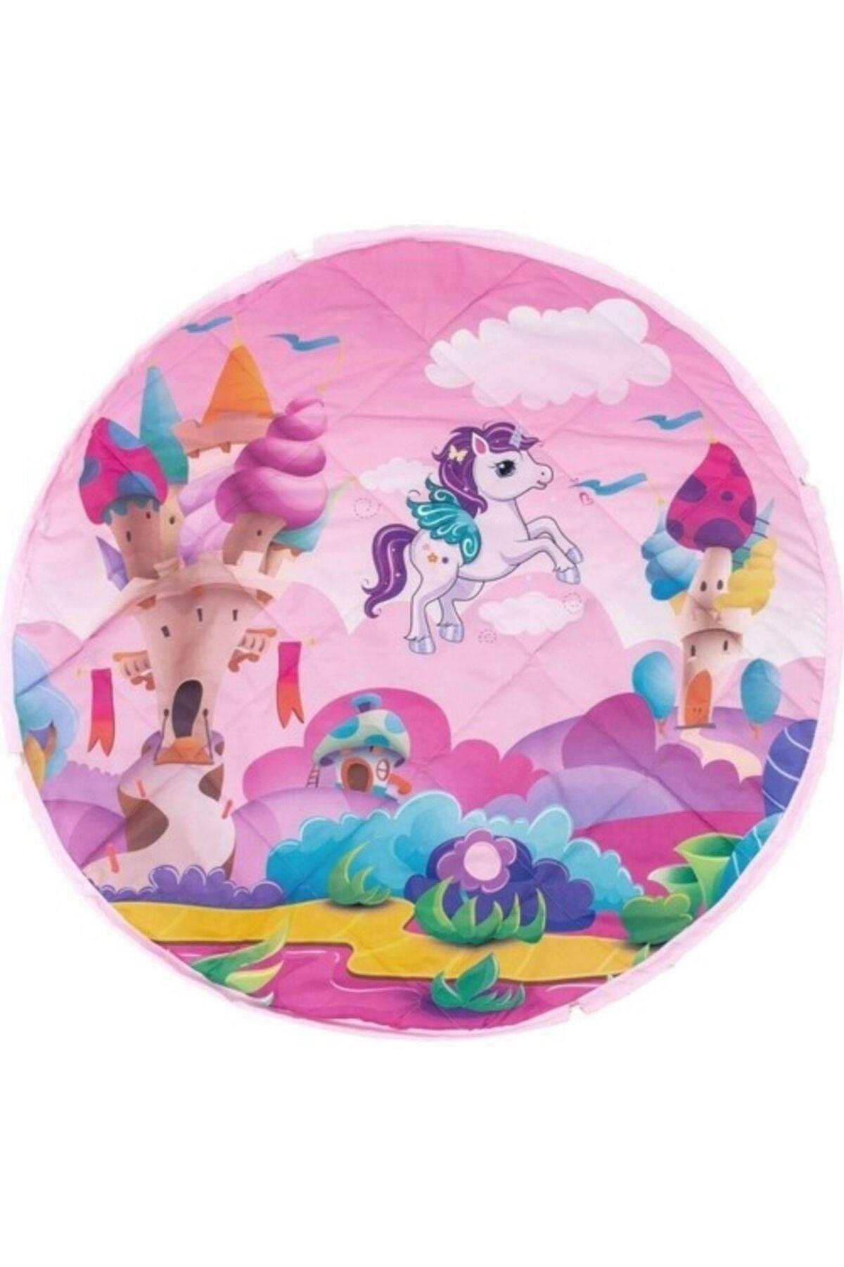 Sevi Bebe 2 İn 1 Büzülebilir Oyun Halısı Ve Çantası - Unicorn 377-160