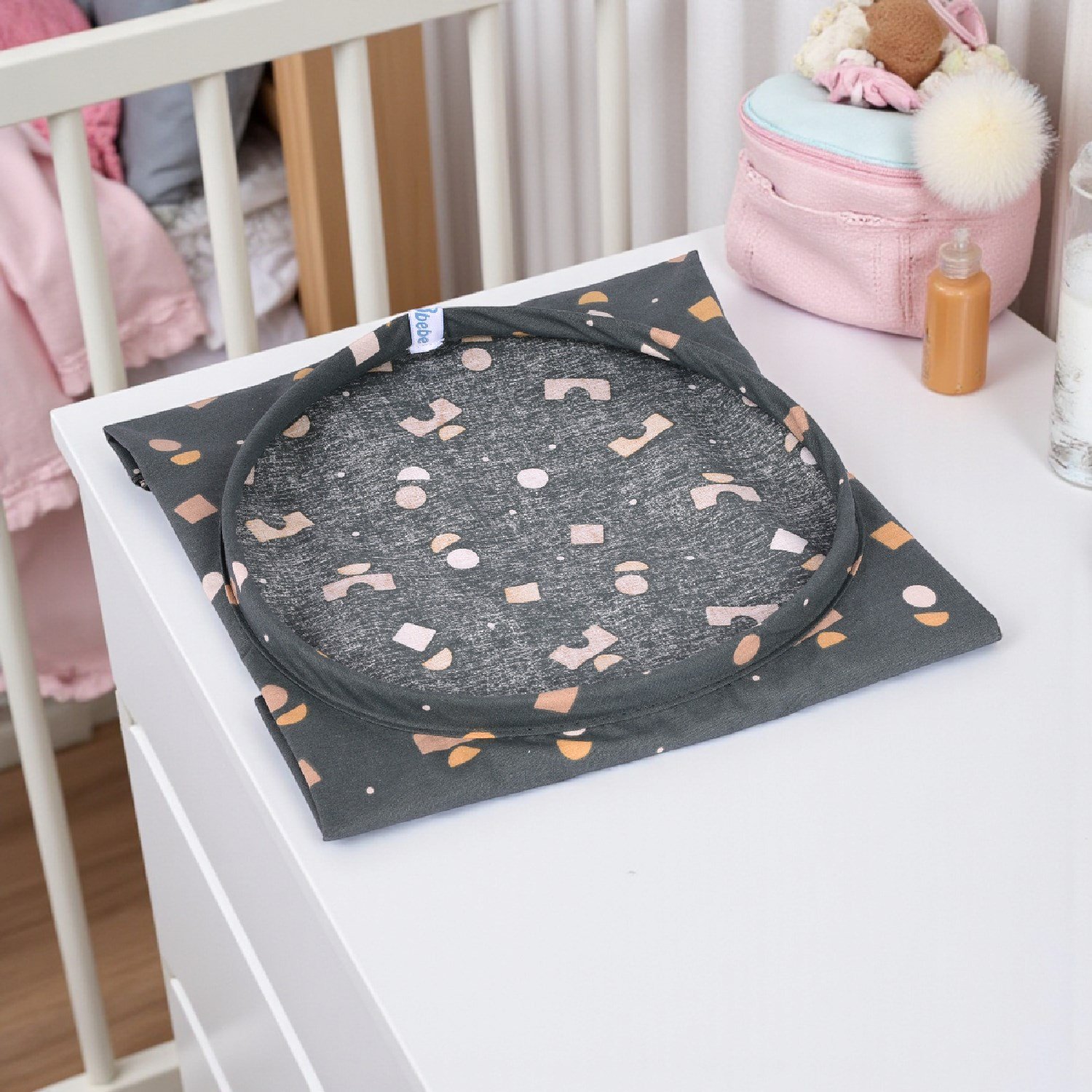 Sevi Bebe Anne Emzirme Örtüsü - Geometrik Desen 6280-216