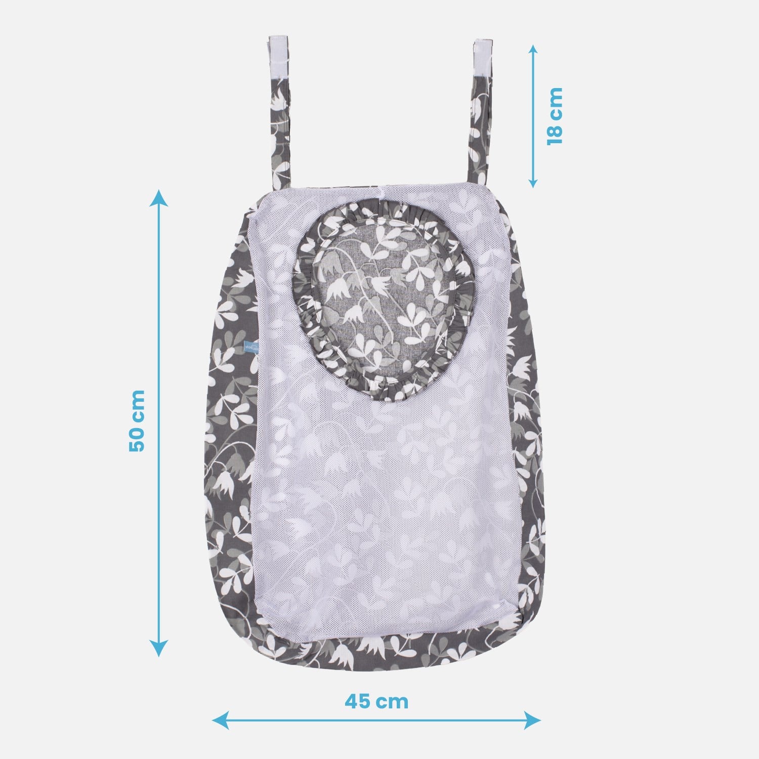 Sevi Bebe Kirli Çamaşır Torbası - Sarmaşık Desen 83-214
