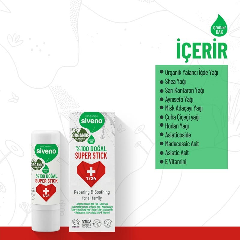 Siveno %100 Doğal Süper Stick 6 gr