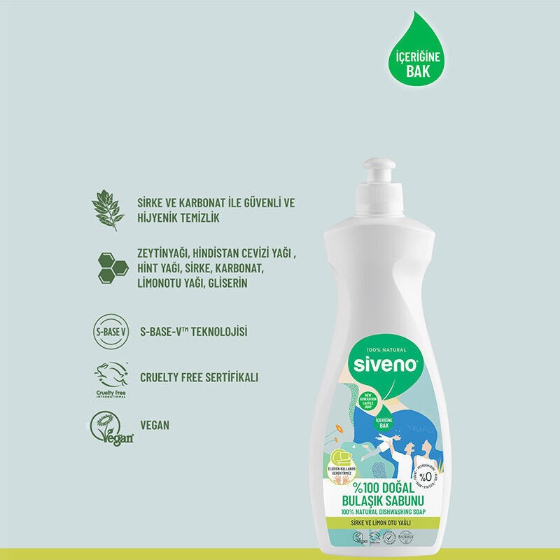 Siveno Doğal Bulaşık Sabunu 500 ml