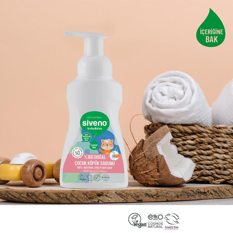Siveno Doğal Çocuk Köpük Sabunu 250 ml