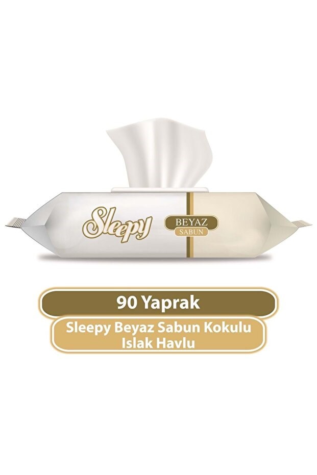 Sleepy Islak Havlu Beyaz Sabun Kokulu