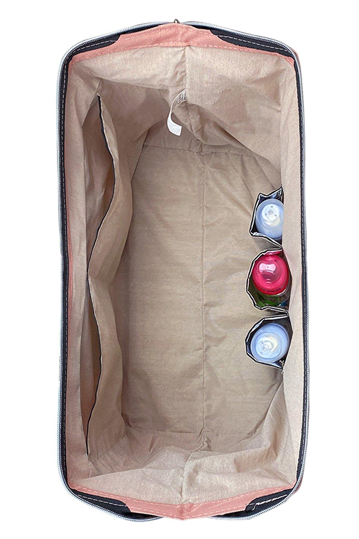 Stylo Baby Bag Tekli Anne Bebek Bakım Kadın Çantası (PUDRA)