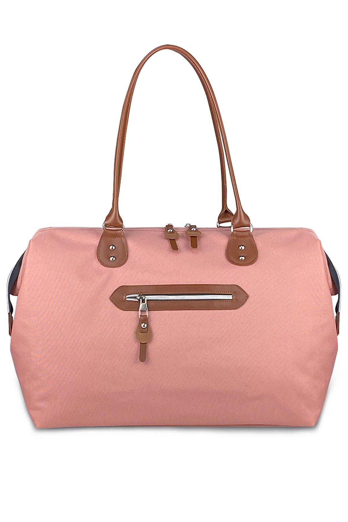 Stylo Baby Bag Tekli Anne Bebek Bakım Kadın Çantası (PUDRA)