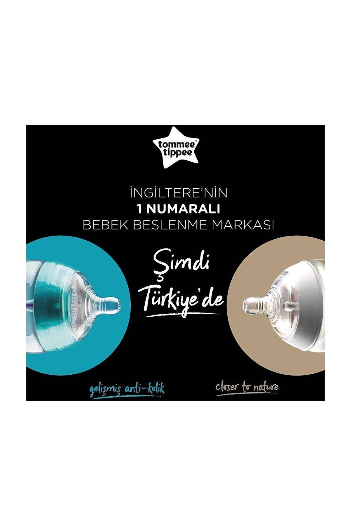 Tommee Tippee Closer to Nature Anne Memesine Benzer Kız Biberon Yavaş Akış - 0+ ay - 6 adet x 260ml