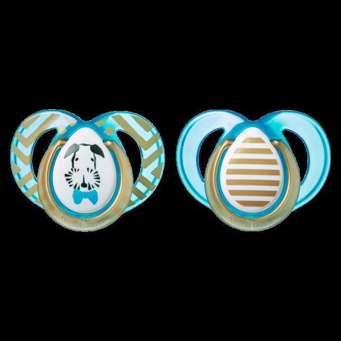 Tommee Tippee Moda Soothers 6-18m