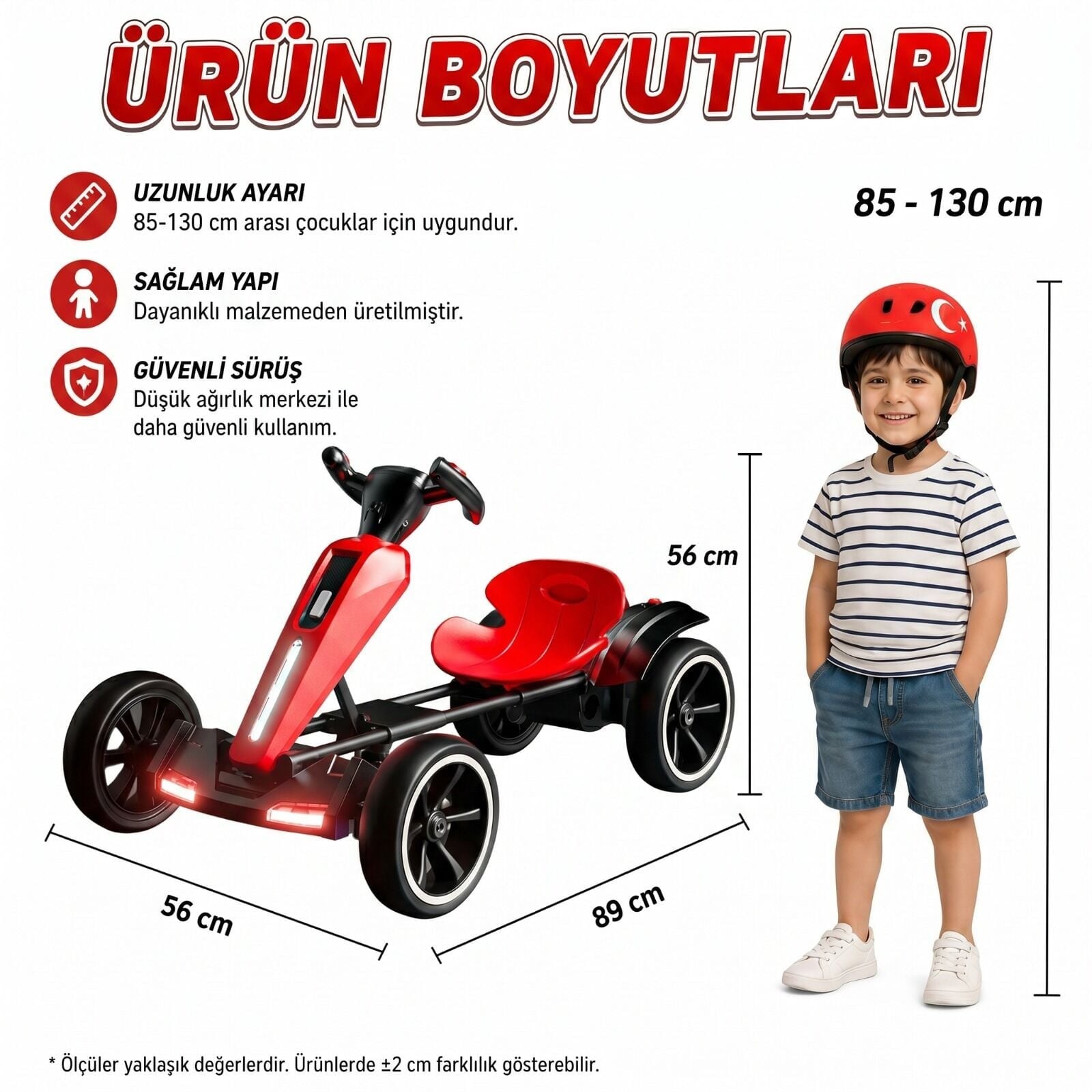 UJ Toys Go Kart 12 V Akülü Araba