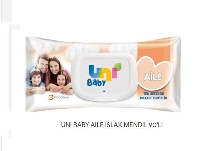 Uni Baby Islak Havlu Aile 90'lı