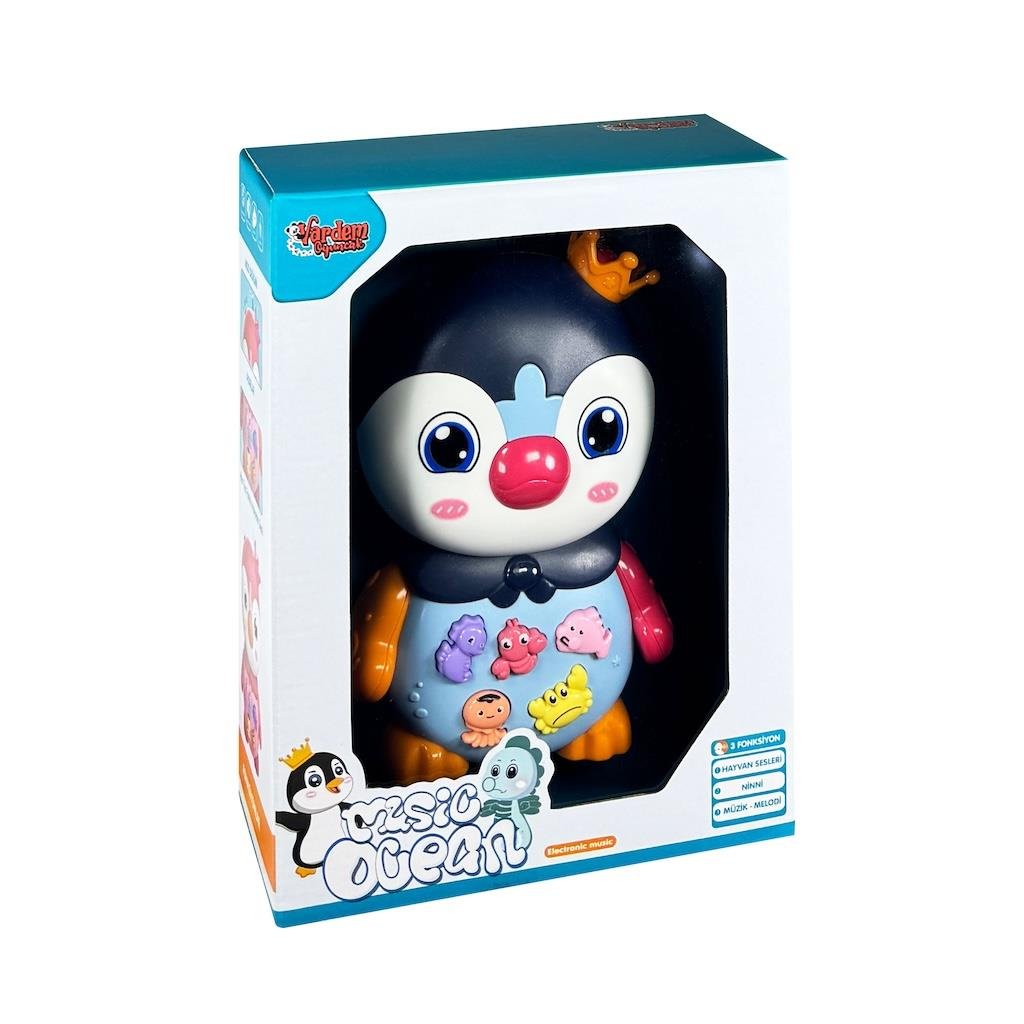 Vardem Işıklı ve Müzikli Kutulu Penguen Bebek Piyanosu