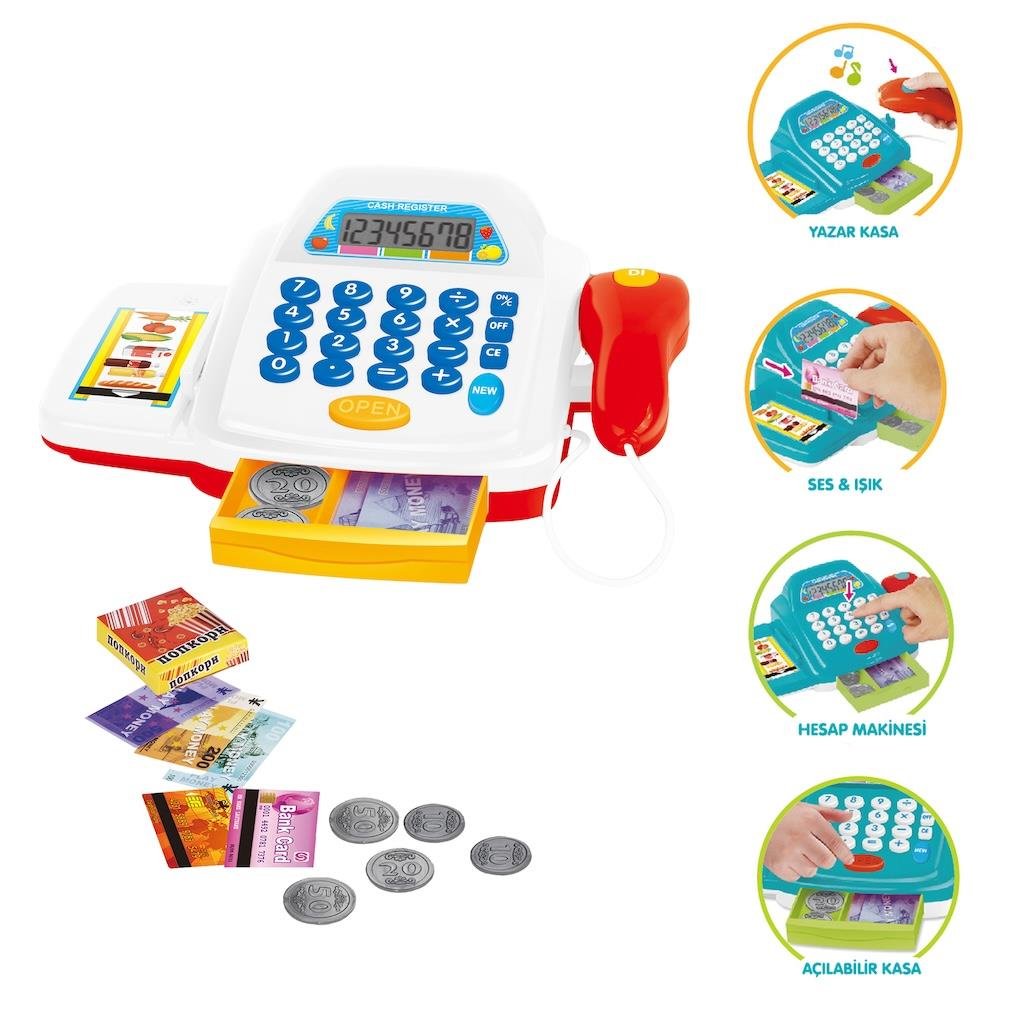 Vardem Kutulu Işıklı Sesli Yazar Kasa