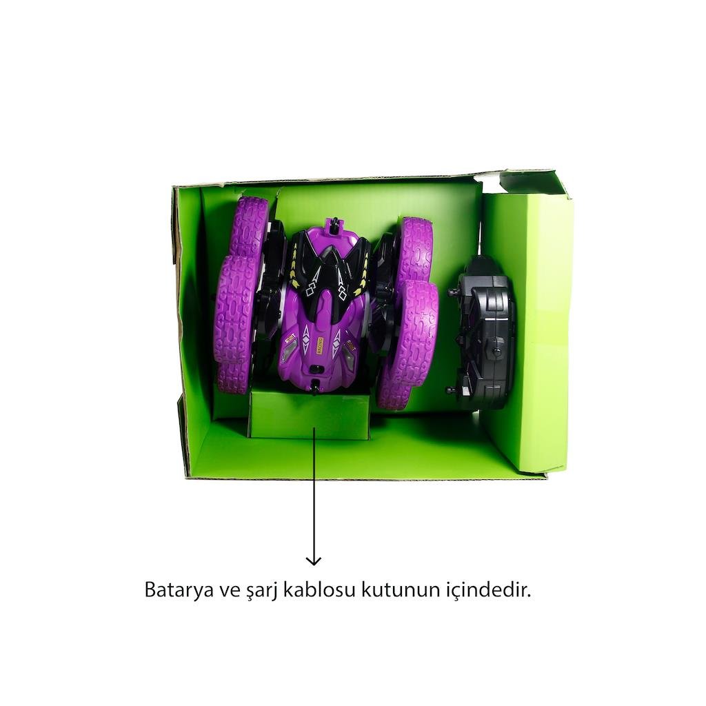 Vardem Uzaktan Kumandalı Full Fonksiyon Şarjlı 2.4 Ghz 6 Teker Akrobat Araba