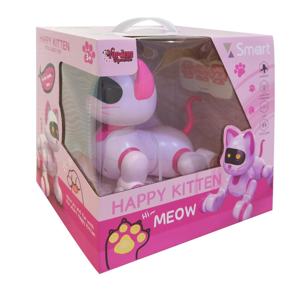 Vardem Uzaktan Kumandalı İnteraktif Şarjlı Akıllı Kedi