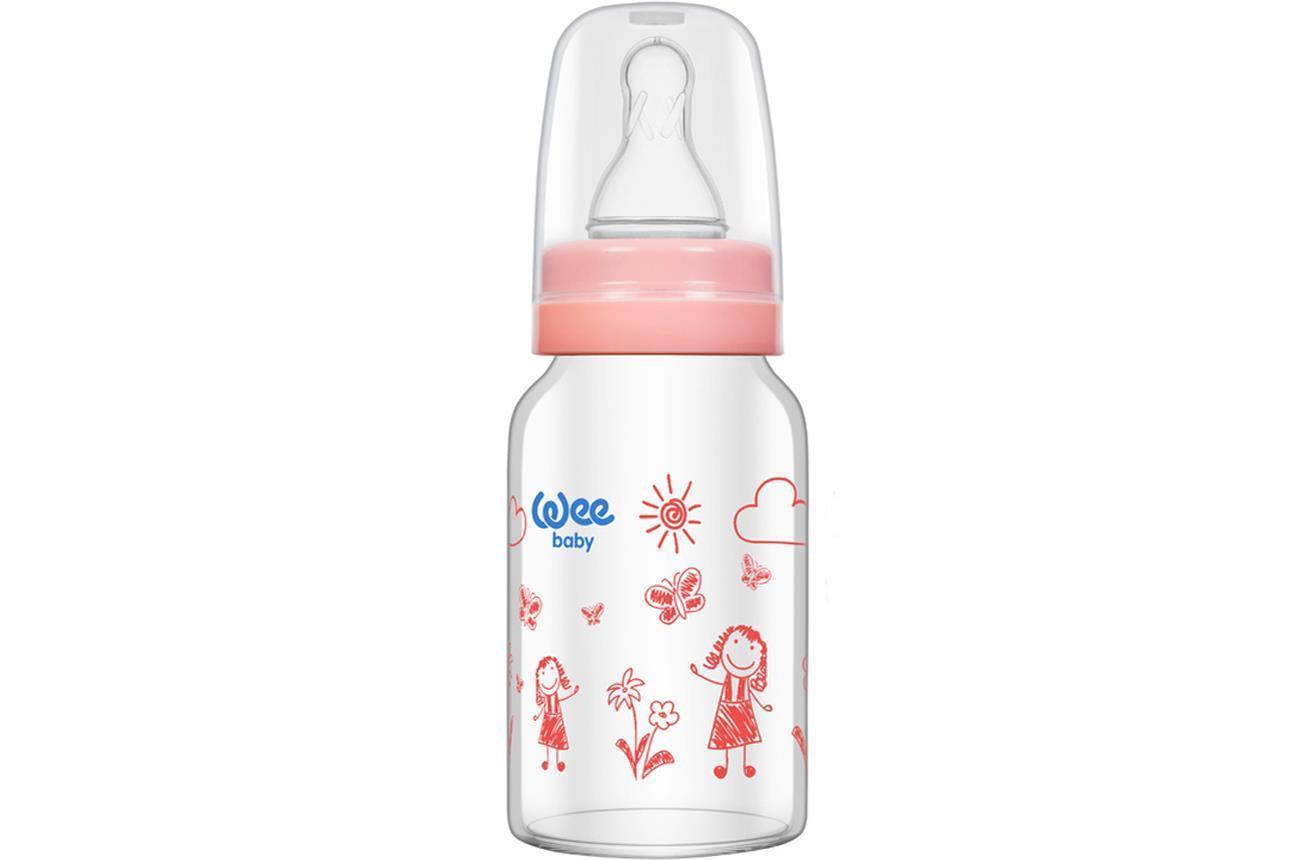 Wee Baby Isıya Dayanikli Cam Biberon 120 Ml Kod:770 Karma Renk
