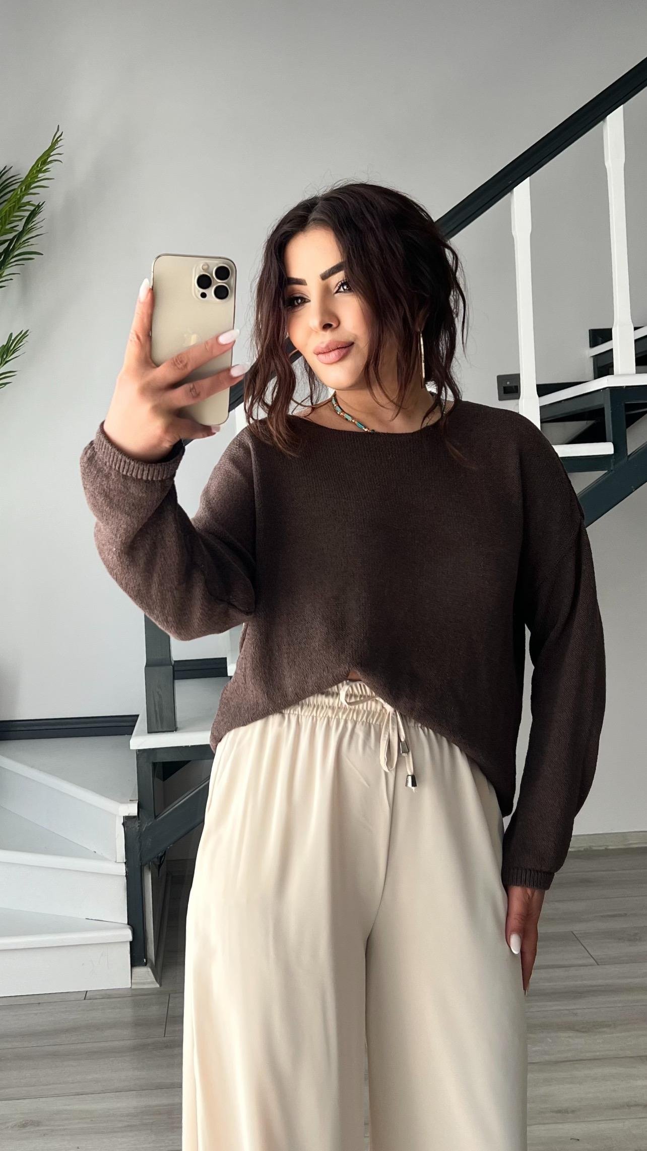 Acı Kahve Merserize Bluz
