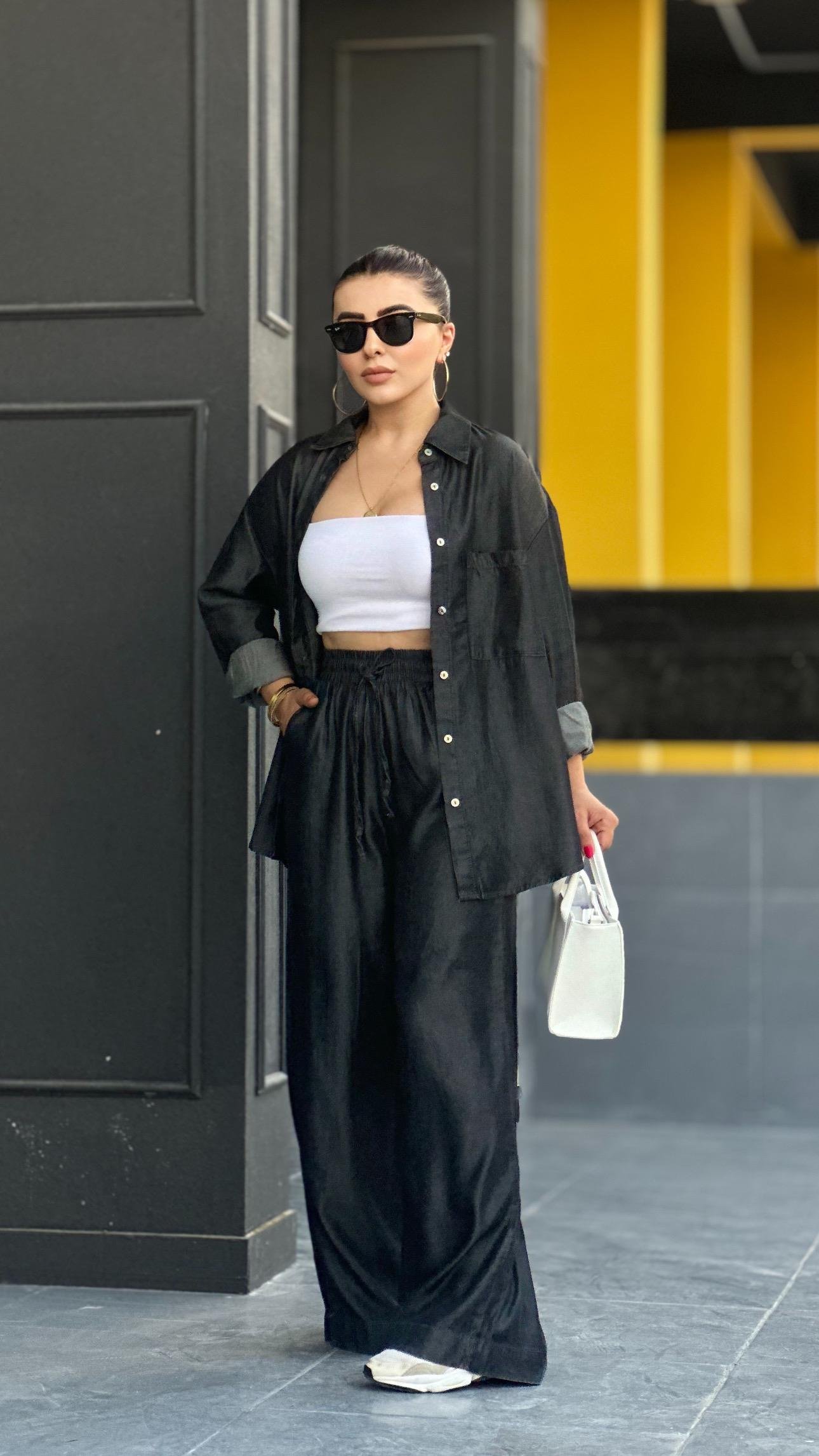 Antrasit Denim Tensel Takım 