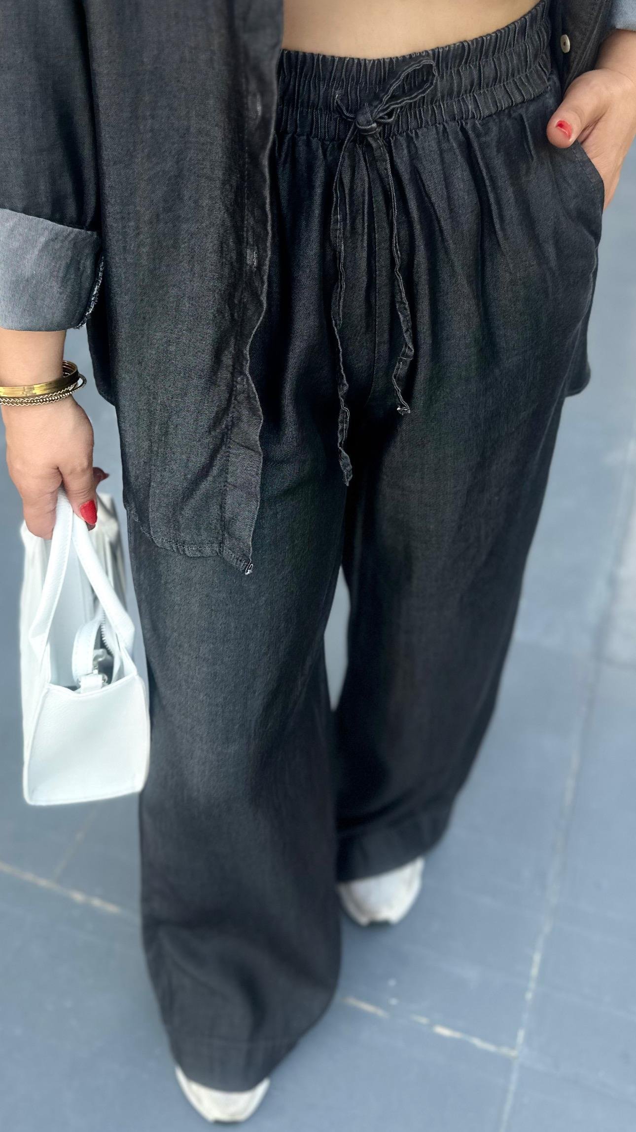 Antrasit Denim Tensel Takım 
