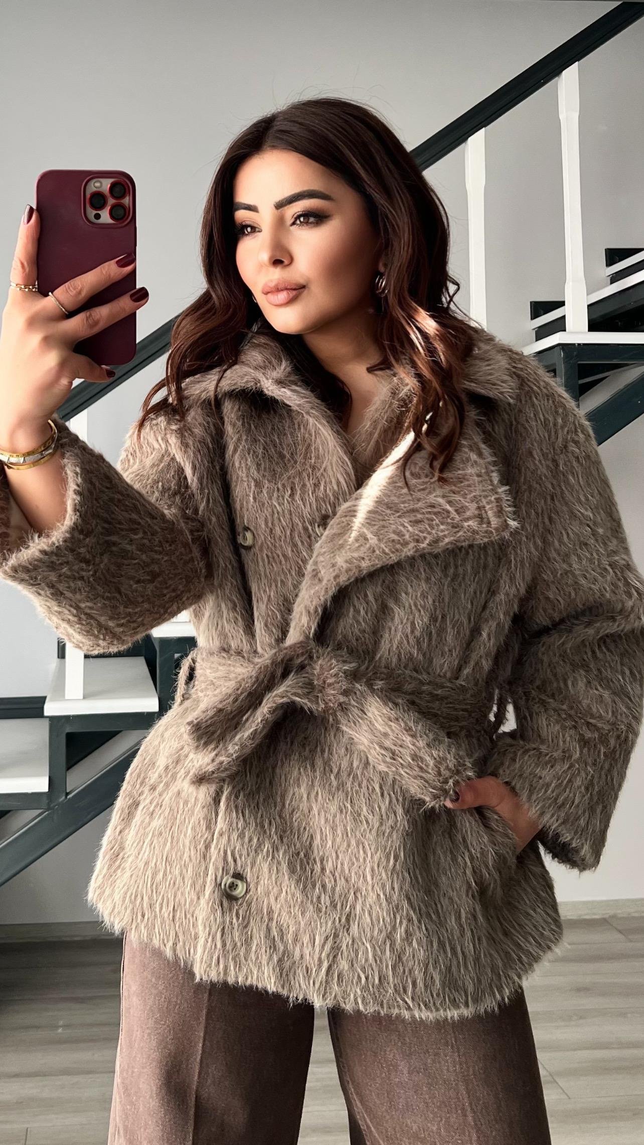 Bej Kırçıllı Kuşaklı Kaban