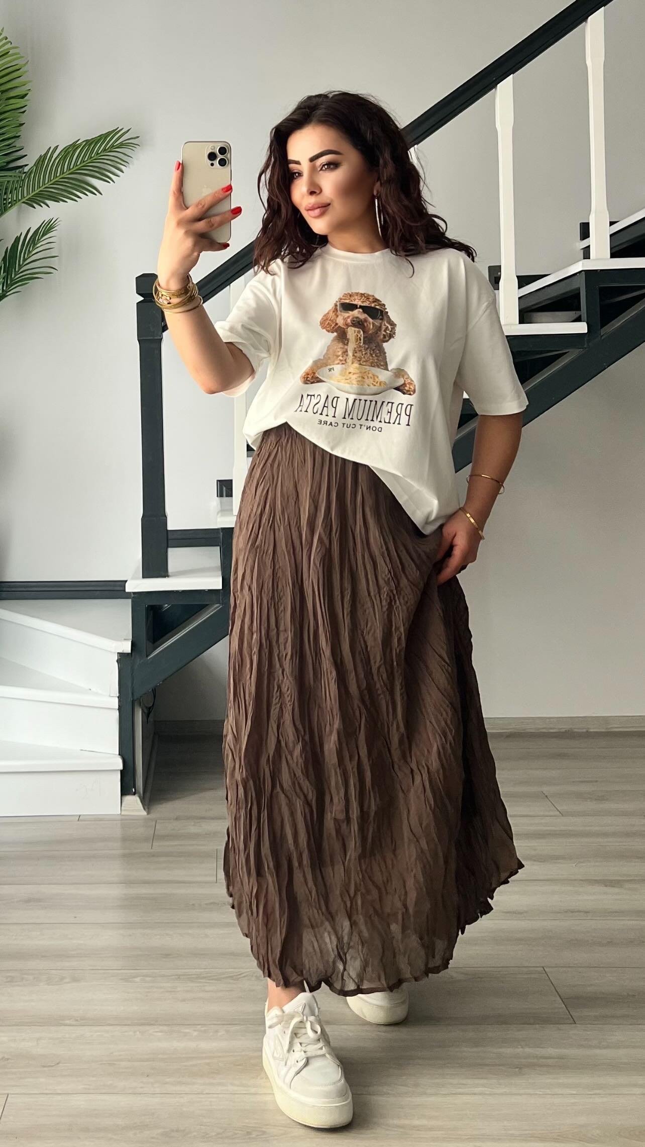 Beyaz Pemium Pasta&Dog  Tshirt