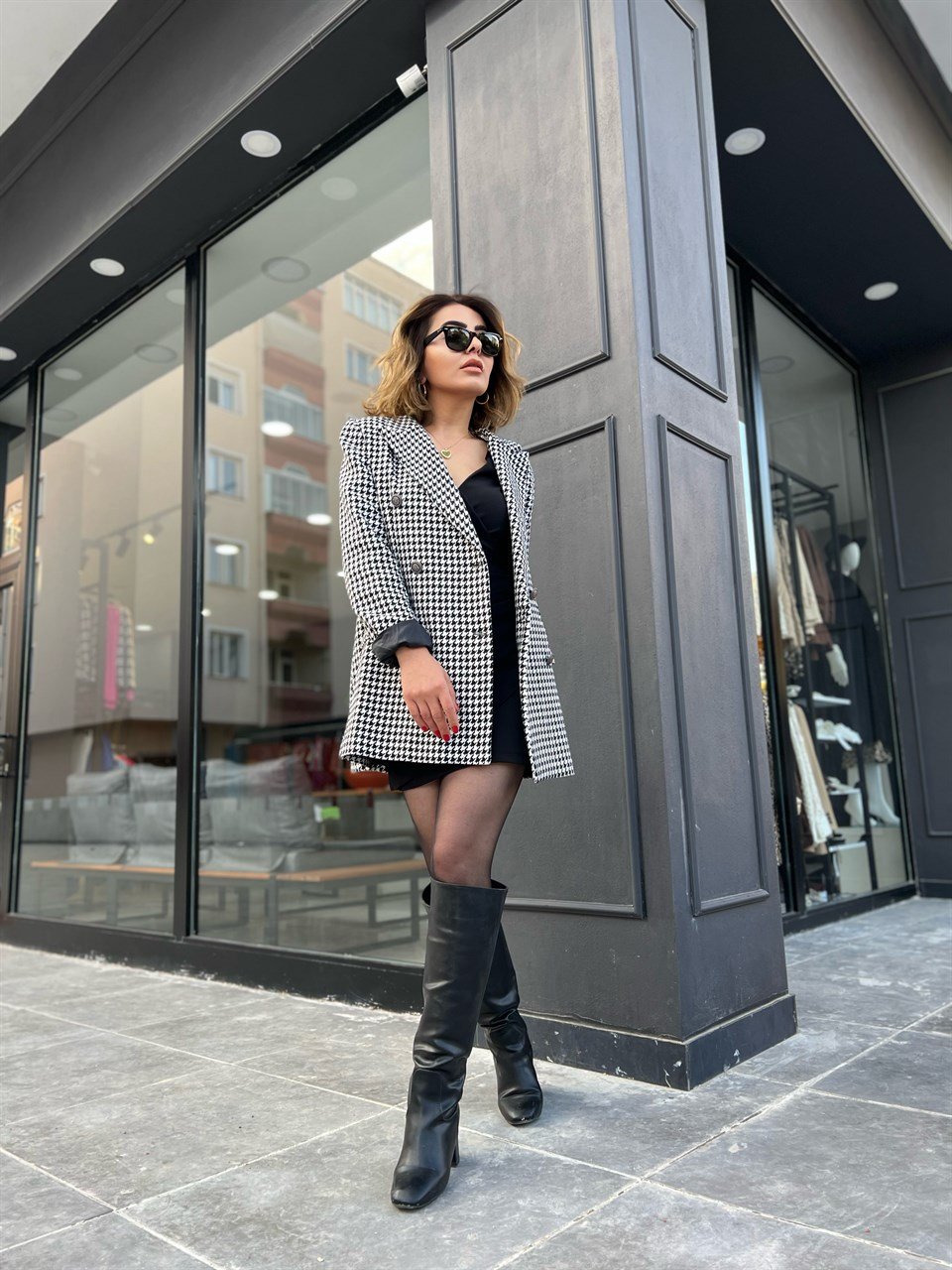 Kazayağı Blazer Ceket