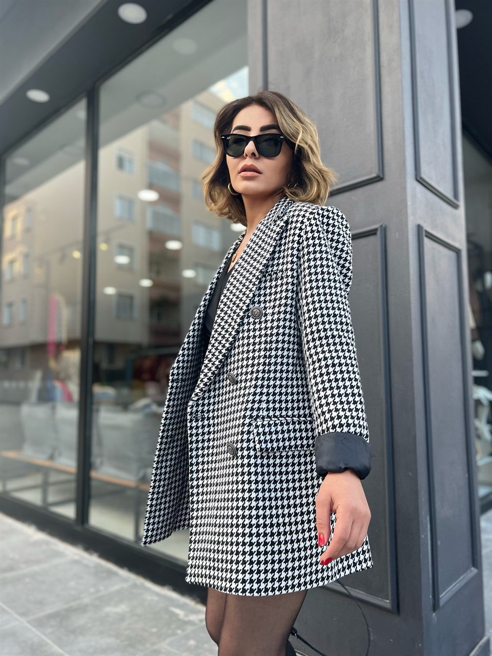 Kazayağı Blazer Ceket