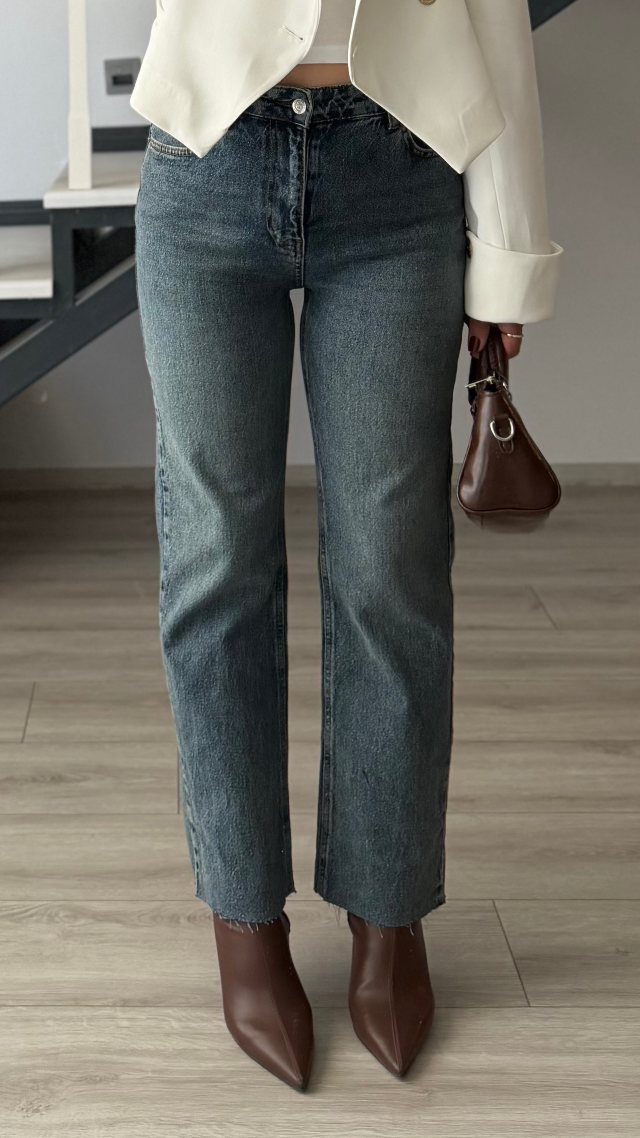 Dark Blue Lycra Boy Fit Jeans