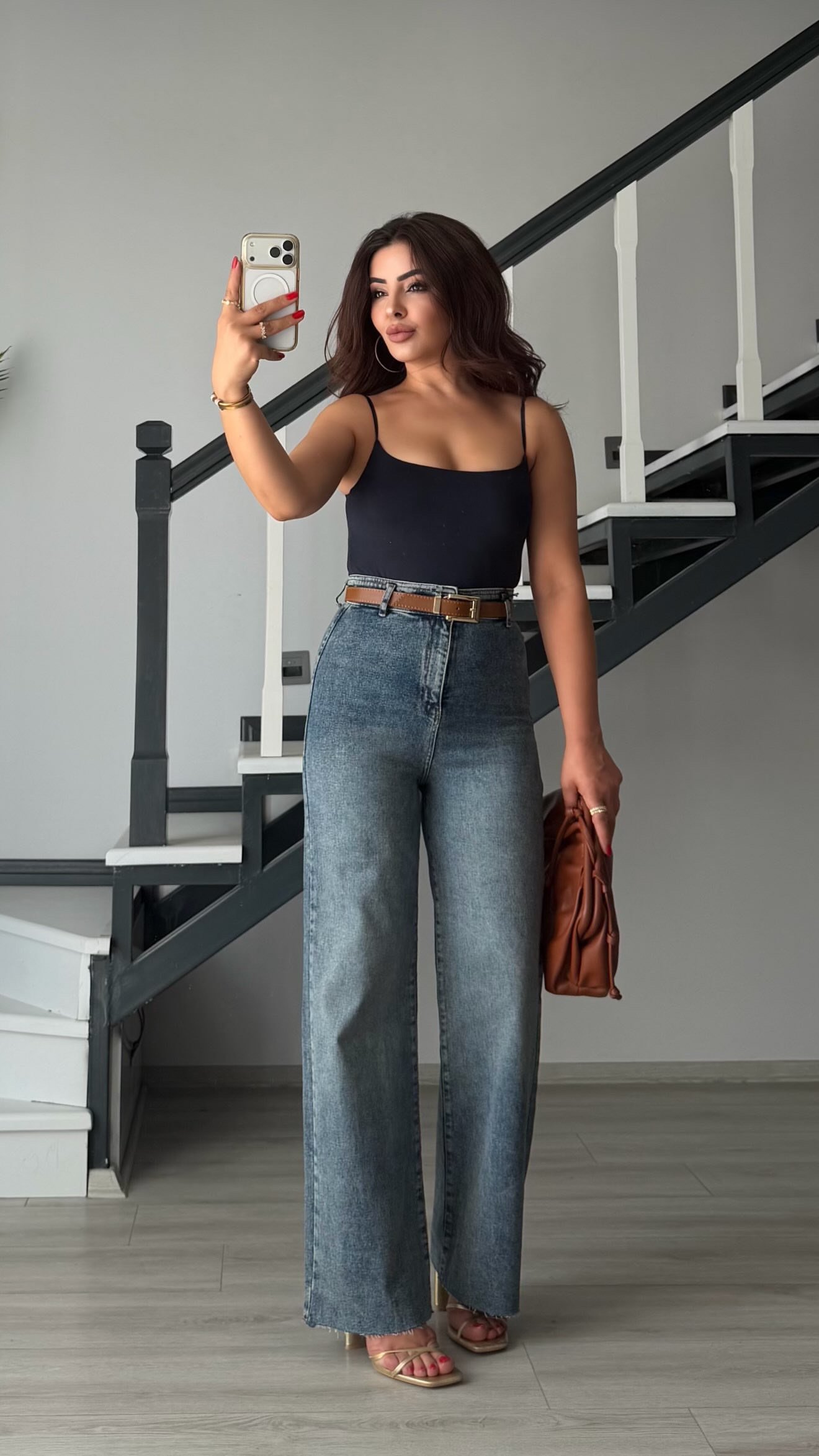 Lacivert Ayarlanabilir Askılı Bodysuit