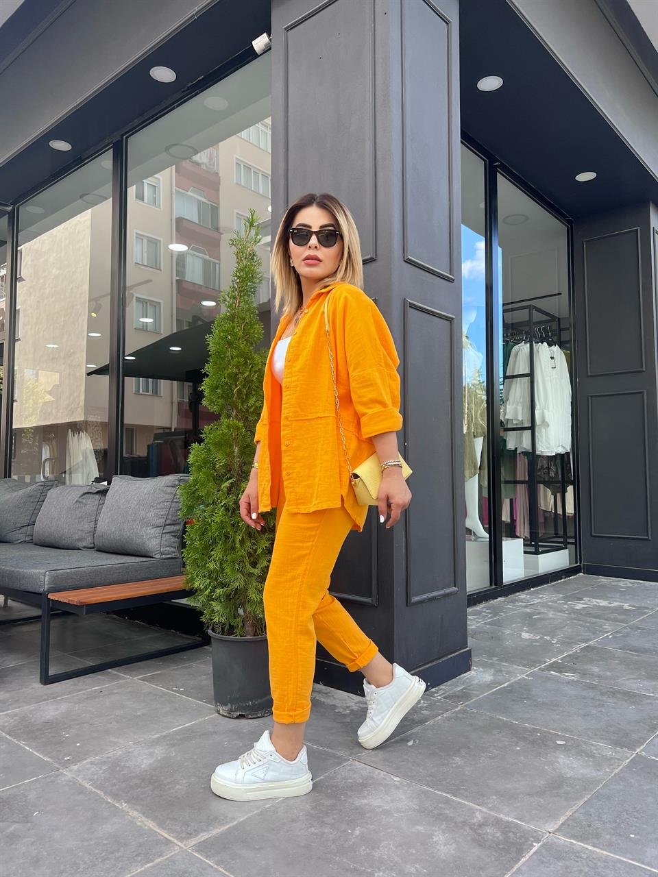 Mango Müslin Kumaş Takım