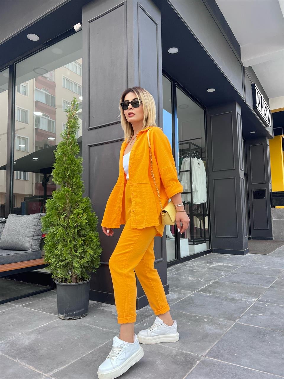 Mango Müslin Kumaş Takım