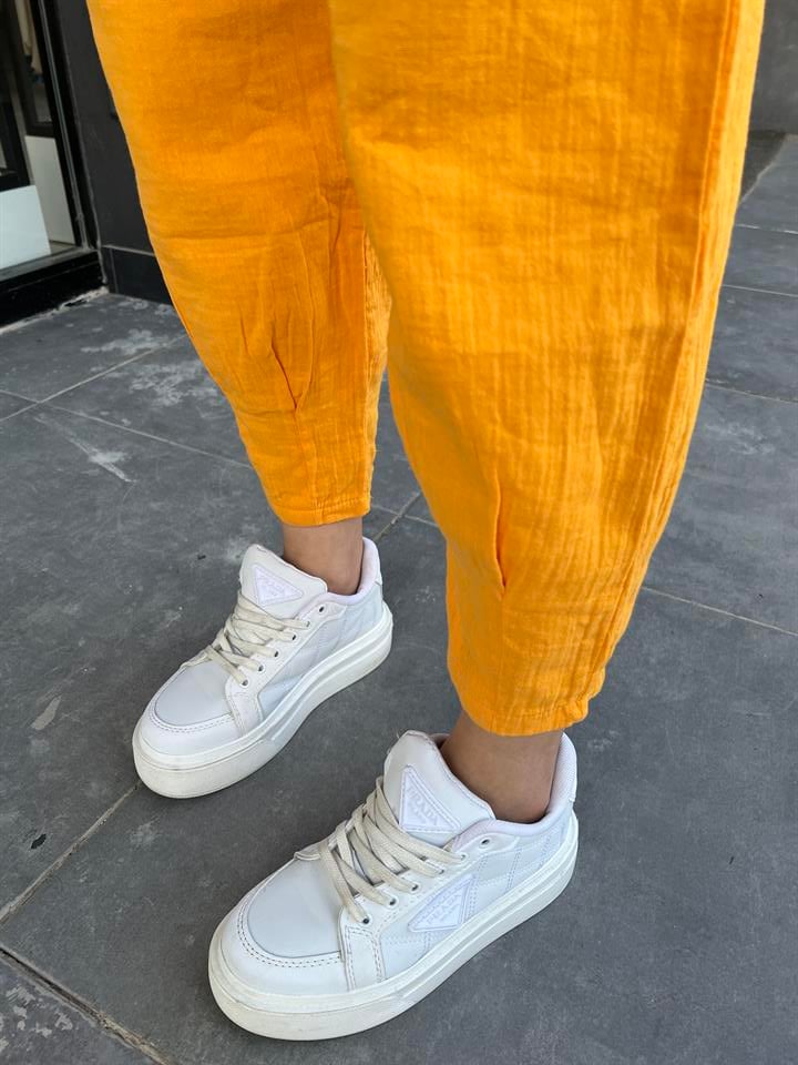 Mango Paça Pensli Müslin Pantolon 