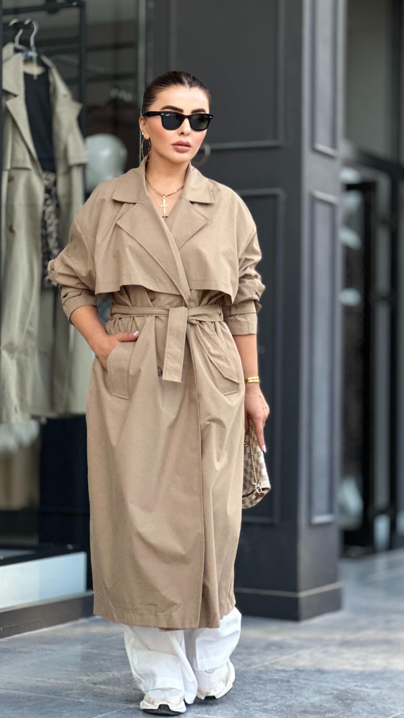 Marka Model Kahve Oversize Trençkot