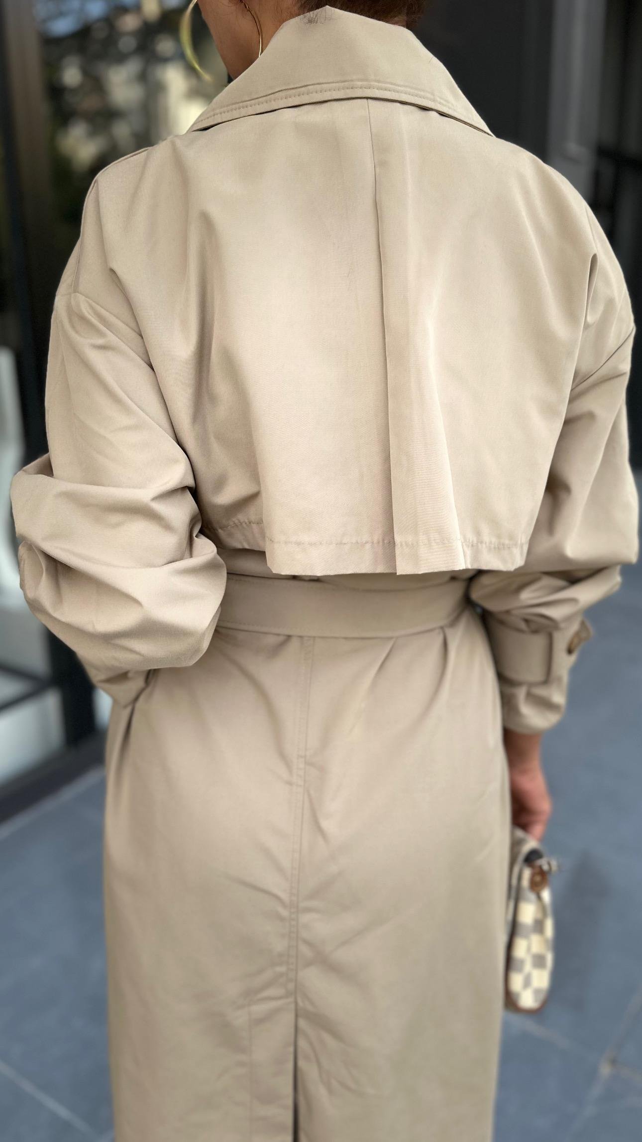 Marka Model Taş Oversize Trençkot