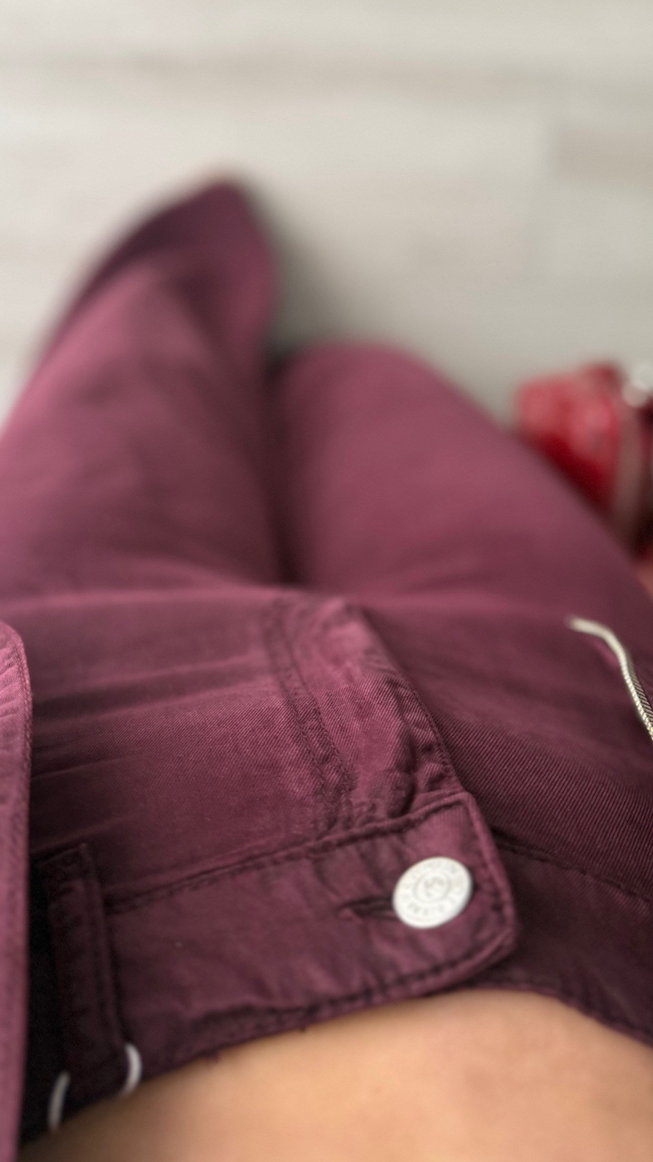 Mürdüm Tencel Bomber Ceket-Pantolon Takım