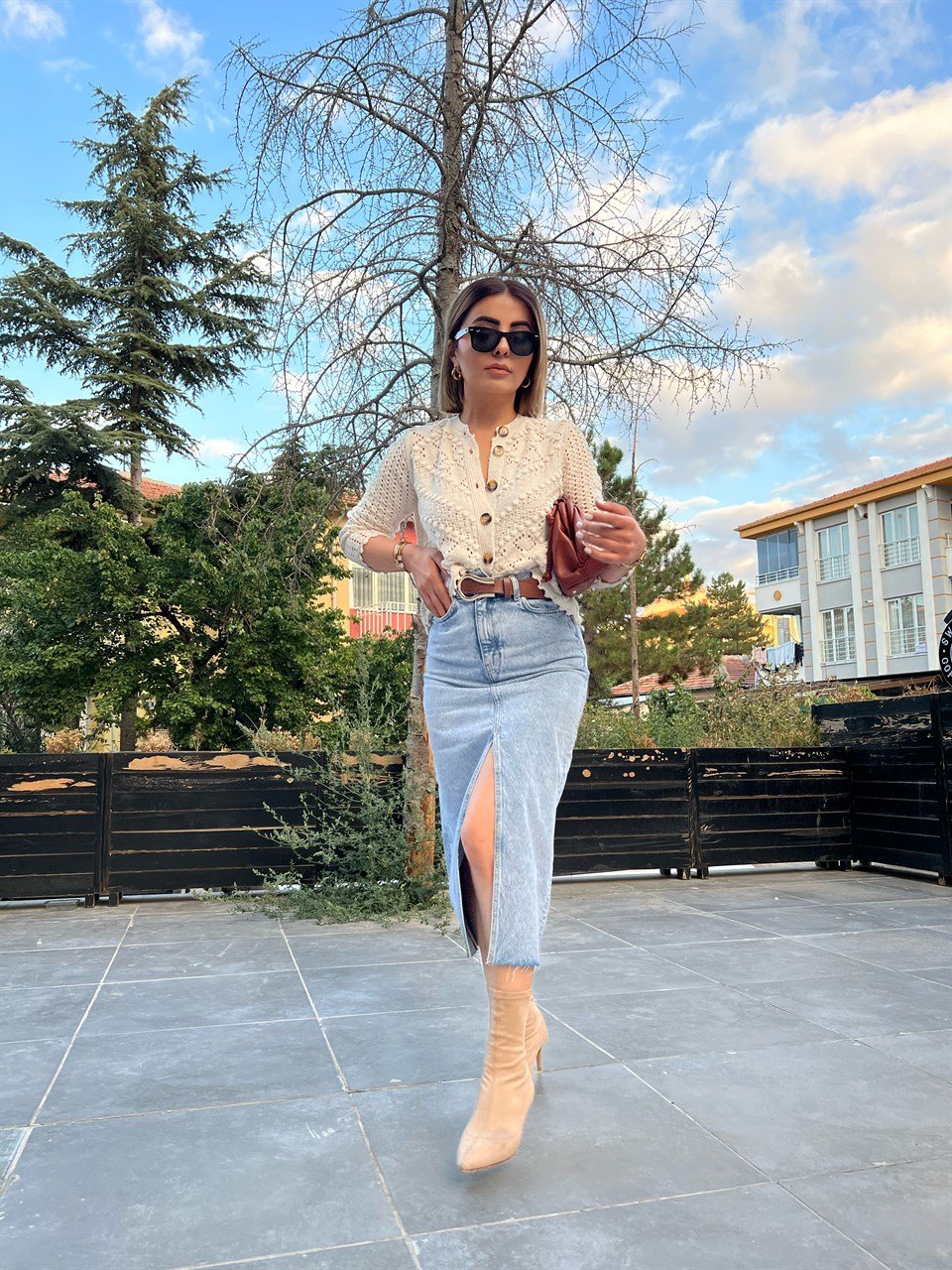 Orijinal Marka Denim Etek