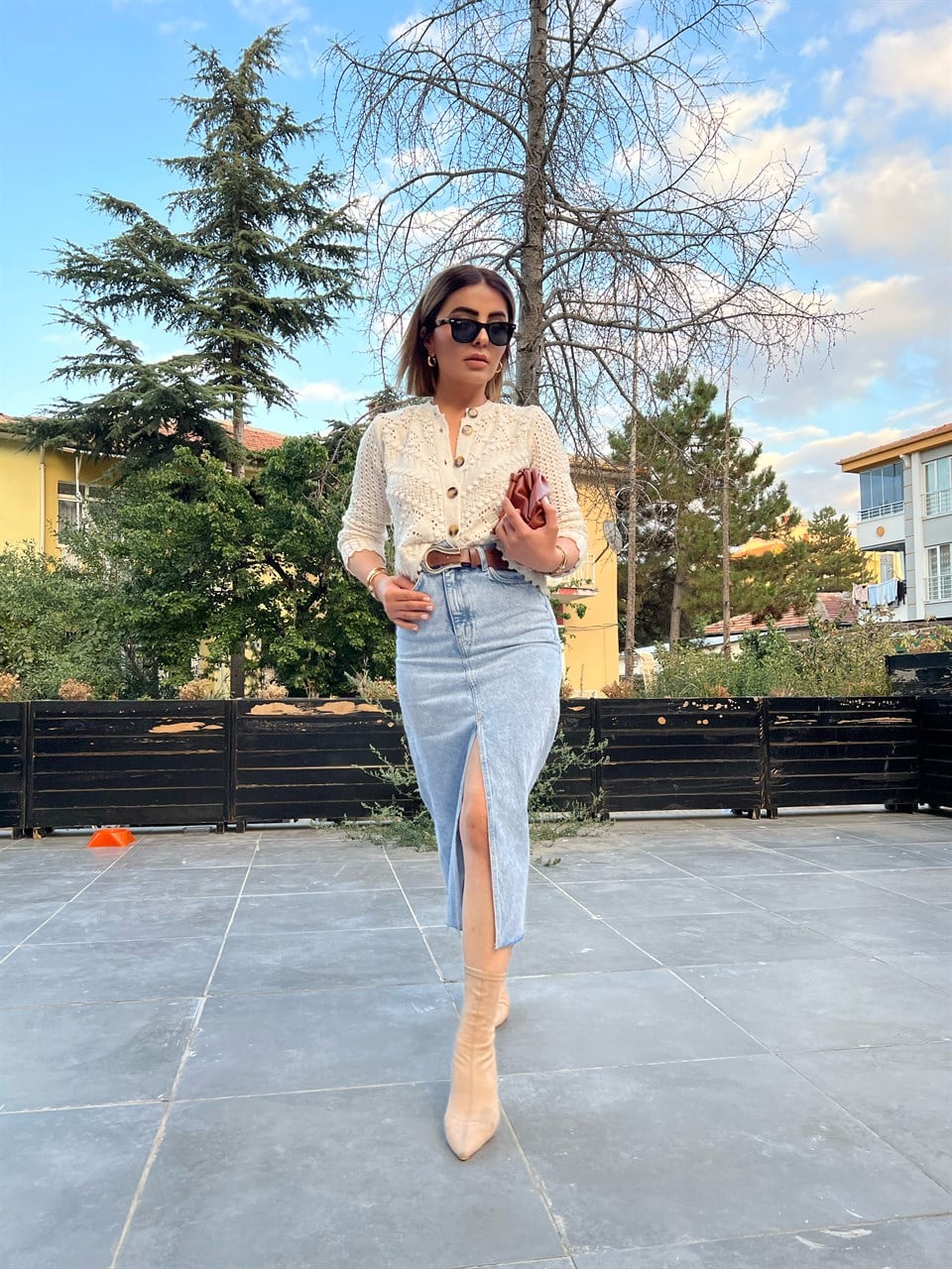 Orijinal Marka Denim Etek