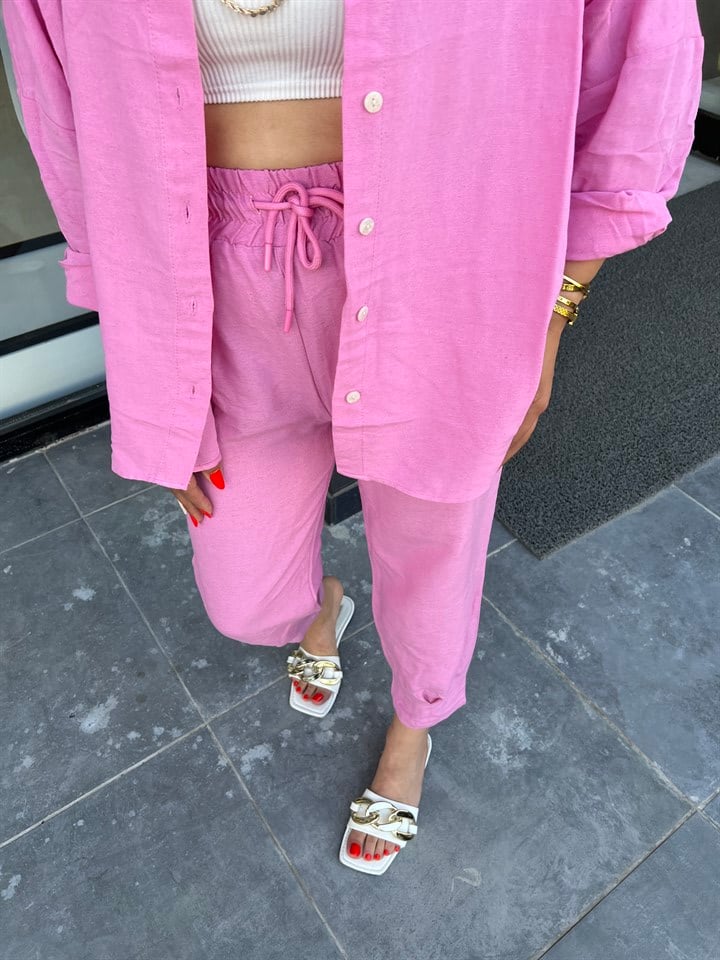 Pembe Keten Takım