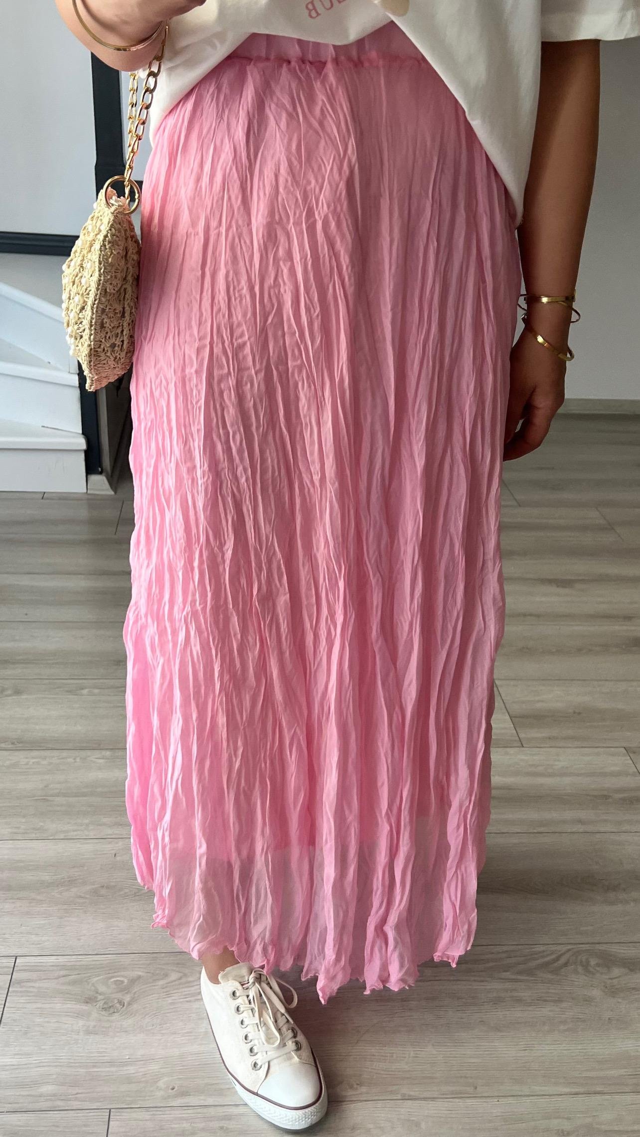 Pembe Kıraşlı Etek
