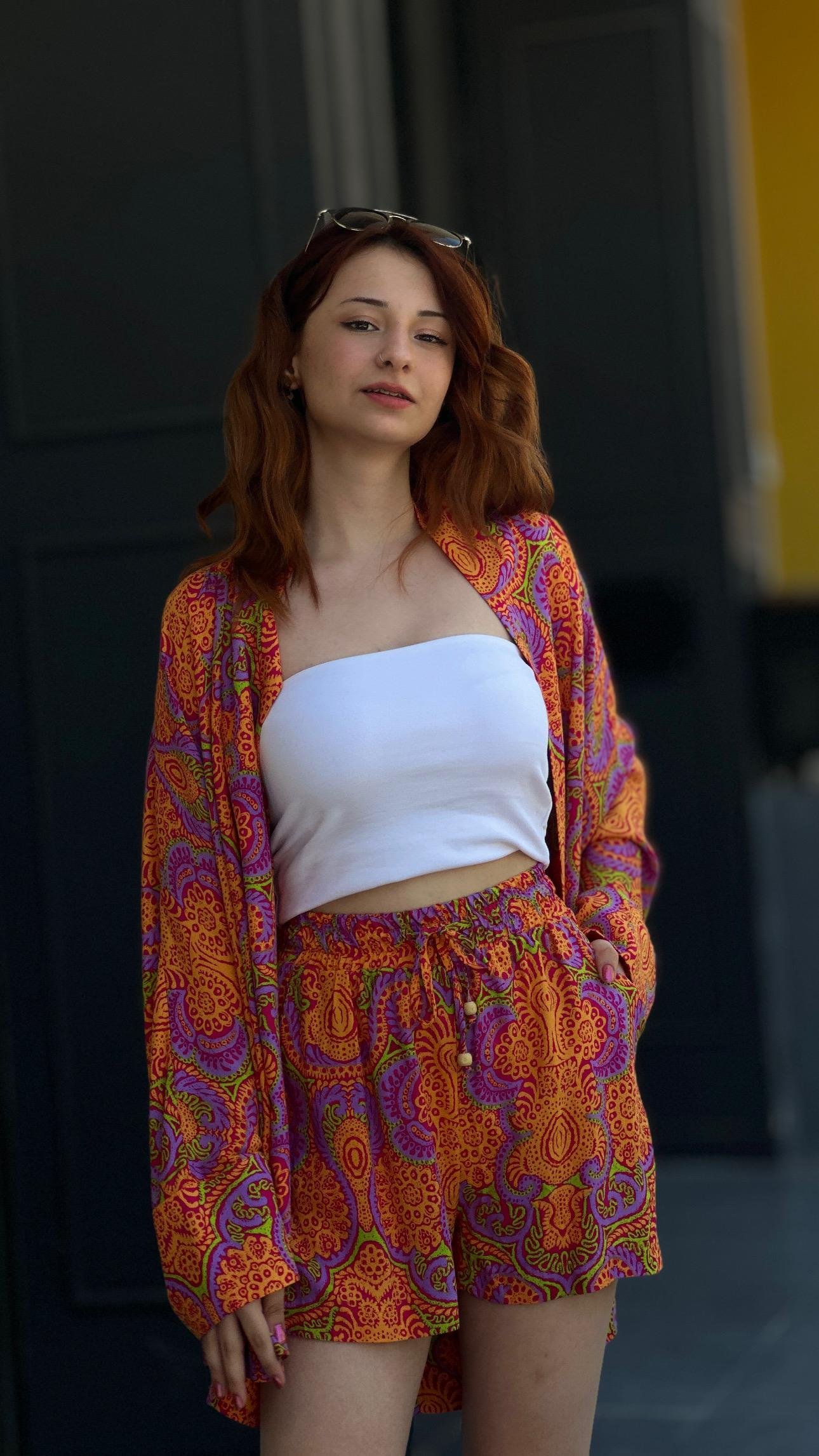 Renkli Kimono Takım 