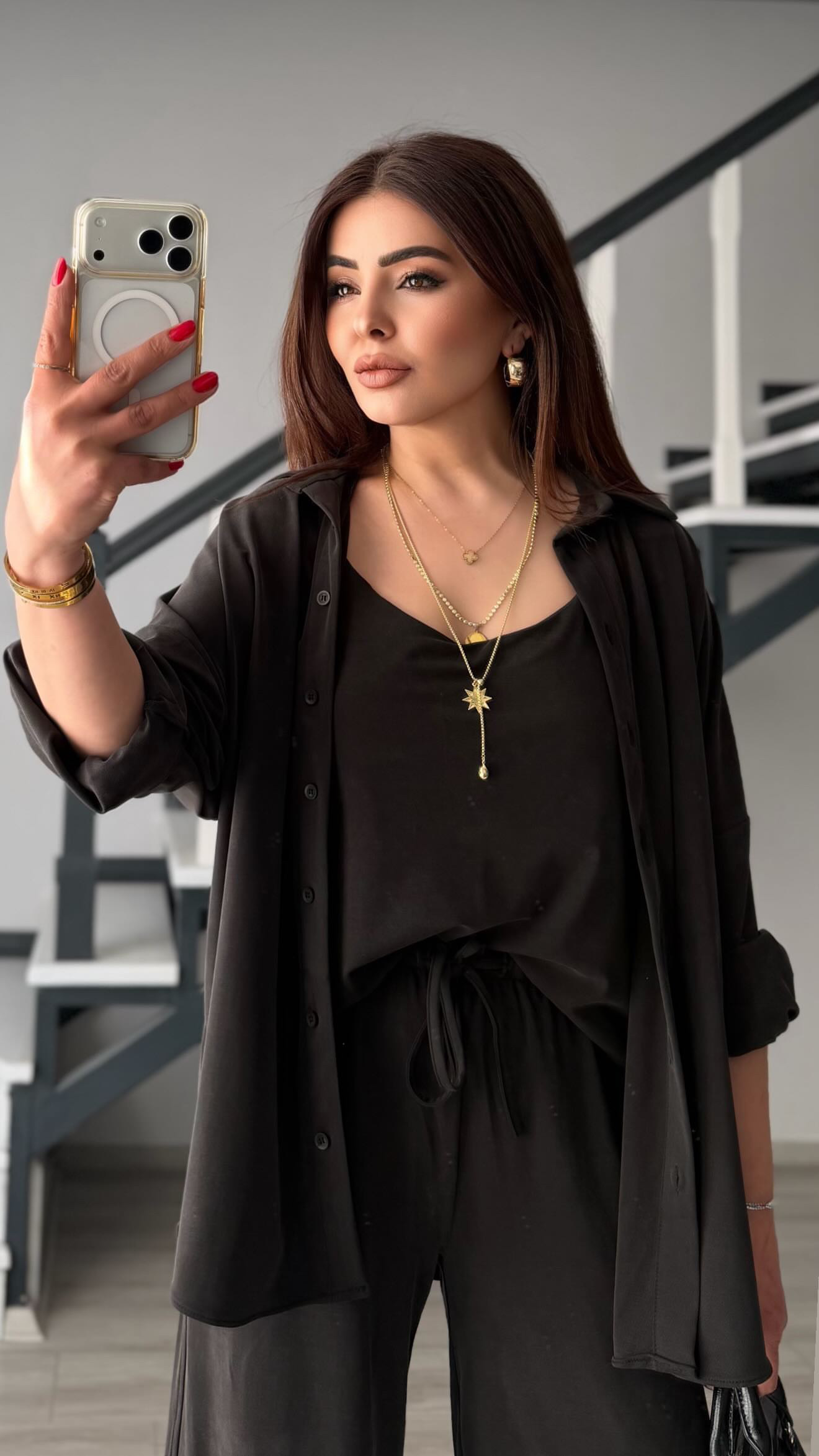 Siyah Premium Modal 3'lü Takım