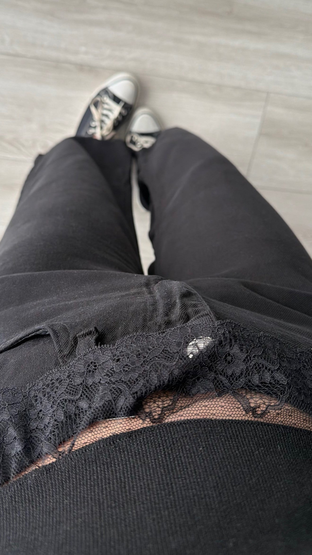 Black Tencel Culotte Pants