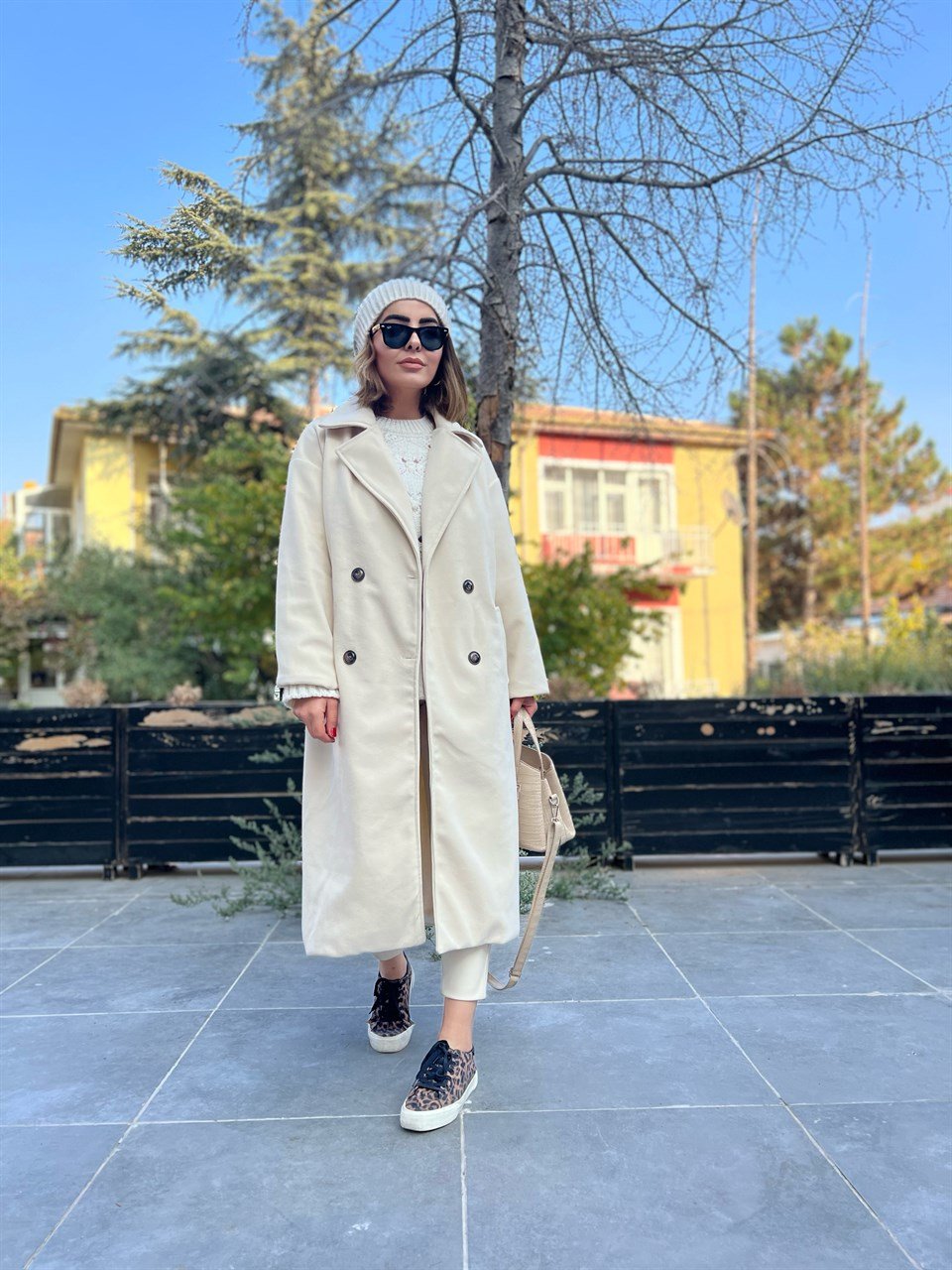 Taş Oversize Kaban