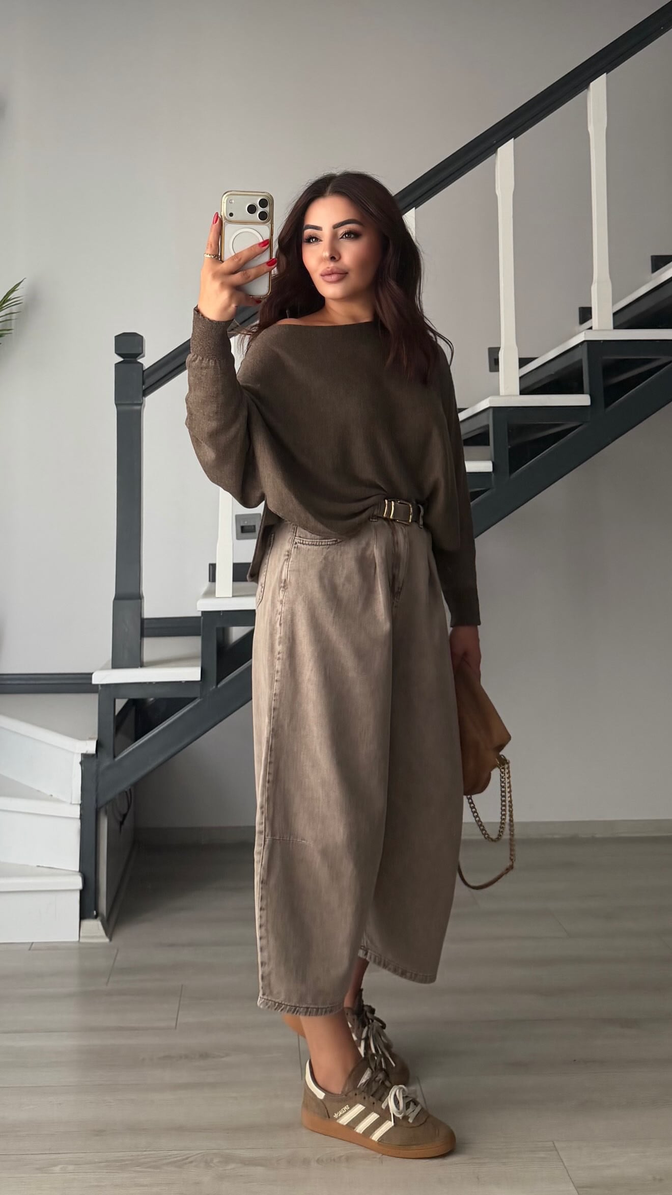 Mink Vintage Barrel Jeans